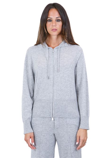 Maglia zip e cappuccio NOT SHY | Maglie | ZORA-4702525CGRIS